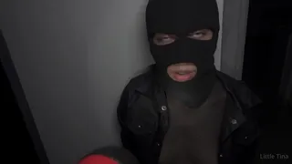 I find her stealing and in exchange for not calling the police I ask for her ass
