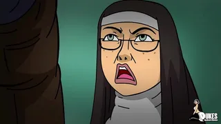 BBC pound tight NUN and MILF pussy
