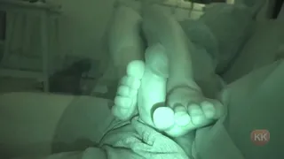 Feet Fetish at Night.  Shhhhhh!!!
