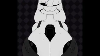 Fem Asriel Dreemurr blowjob to herself - BB