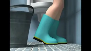 R*qe of a Laborer in the Toilet