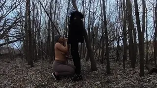 I Blow Him On Our Walk In The Park