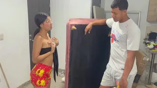 Latin girl asks me to fuck her hard in exchange for renovating her apartment 1PT