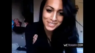 Hot tranny in stockings