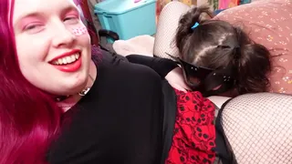 Big Dick Shemale Penetrates Small Hottie POV Anal Blowjob Cumshot
