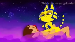 Follando a Ankha