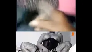 This guy cum tribute Hotty Puttta on his wife dress