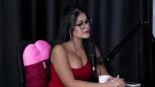 The clients' fetish is to see her cumming, and she was asked to be dominant and submissive - Spaguete | Transsexual (SHEER/RED)
