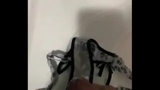 cumshot underwear cousin visit her house