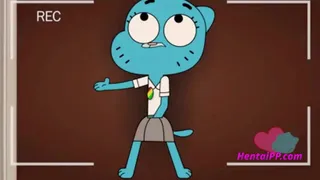 Parody Gumball Uncensored Blowjob & Facial cum