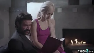 Forest young Elsa Jean dirty threesome fuck with her stepmom and stepdad