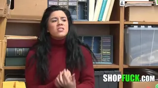 How Stupid Does She Have To Be To Steal And Wear A Security Guard's Uniform? - SHOPFUCK
