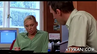 Hot-tempered bombshell enjoys every bit