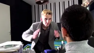 Teaser | Boiling hot latino fucks a blonde twink's wet ass