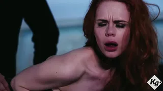 Natural Redhead Beauty Ella Hughes Submits For Big Cock
