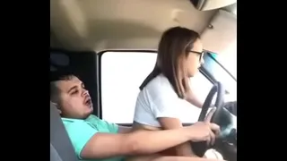 Public fuck in my Boyfriends truck