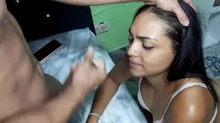 My stepsister sucks my cock. Part 2
