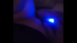 Boyfriend fingers slut while she uses vibrator