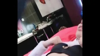 I lick my stepsister's tight vagina for the first time and we fuck hard