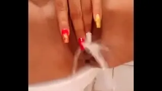 A rich Venezuelan showing her little tail 2
