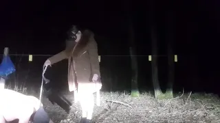 2024 02 28 Night walk with my urinal slave