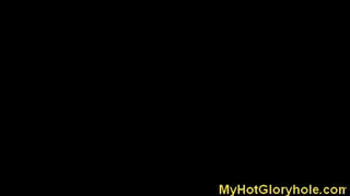 Gloryhole Porn - Beautiful girl sucking white cock 20