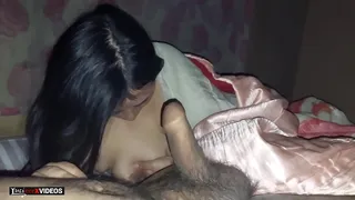 My submissive wife sucks my cock