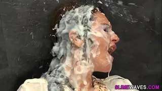 Glamour slut gets wam