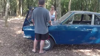 Cute Brazilian Heloa Green fucked in front of more than 60 people at the beach (DAP, DP, Anal, Public sex, Monster cock, BBC, DAP at the beach. unedited, Raw, voyeur) OB237