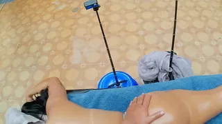 The neighbor told me, come here, I want you to massage my ass.
