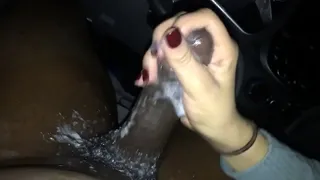 Wet blowjob