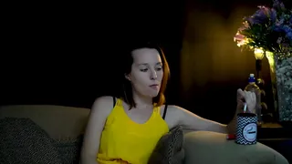 Sucking on a cigarette and looking at you