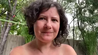 A brief update and a brief masturbation session in my tent.
