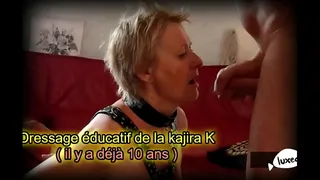Educational training BDSM session from K