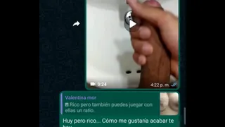 talking to her