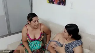 He comes out of a bad temper without thinking that he was going to make his wish to be naked with another woman come true, masturbate our pussies and make us rich orally.