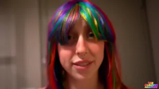 White girl who loves clowns ends up fucking a famous one