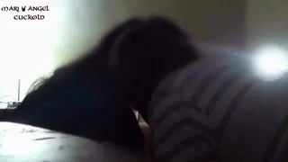 My cuckold and I enjoying my boyfriend's delicious cock