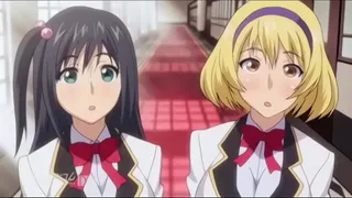 A young white-haired girl receiving anal penetration