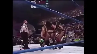 Intergender wrestling match.