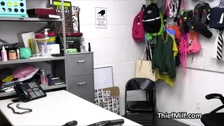 Fit cougar steals yoga equipment for her upcoming studio