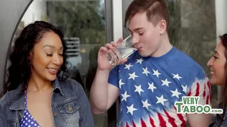 4th of July Hardcore Orgies with Teen Stepsisters