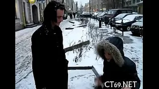Hot cumshots for a ribald chick