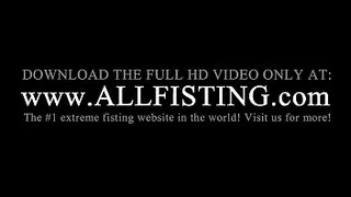 Lusty teen minx smashing her fuck hole with her fist