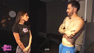 Neighbor Trains & Fucks My Vagina with Big Cock