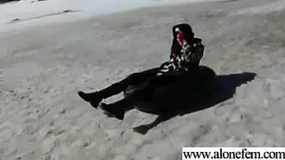 Amateur Horny Sexy Girl Masturbating With Toys movie-06
