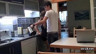 Amateur Teen couple homemade real orgasm sex