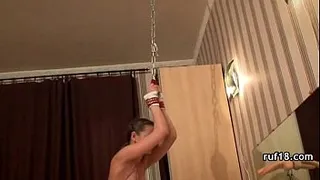 Kinky teen shows off her tight pussy