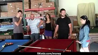 Amateur girl accepts cash for sex from stranger 26