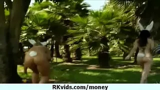 Desperate teen naked in public and fucks to pay rent 6
